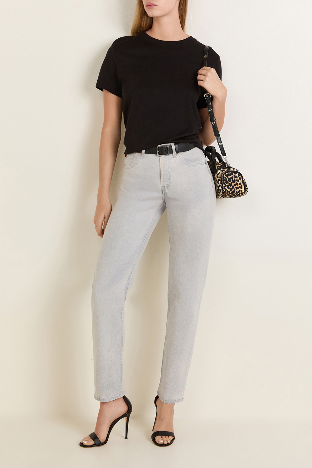 מכנסי ג'ינס קרופ ישרים 501